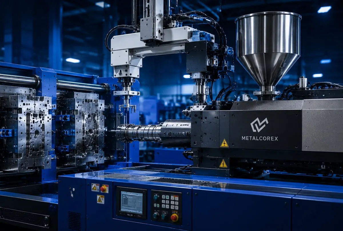 Injection molding production for speaker horns and plastic frames