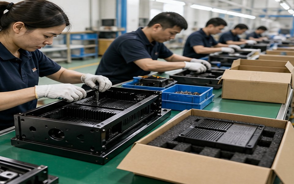 Controlled assembly and packaging of professional audio hardware