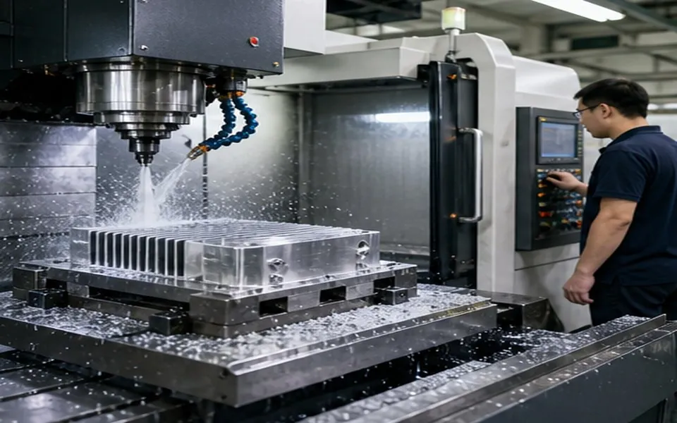 CNC machining an aluminum professional audio enclosure