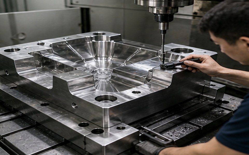 Injection mold fabrication for functional speaker components