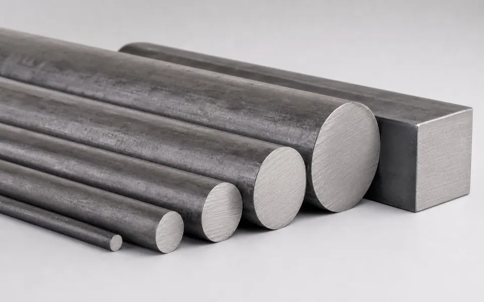 C45 and AISI 1045 medium-carbon steel round and square bars