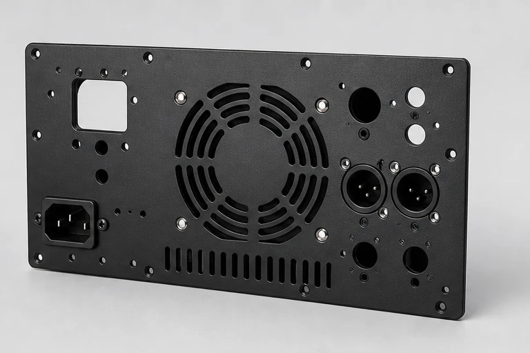 Active speaker amplifier panel