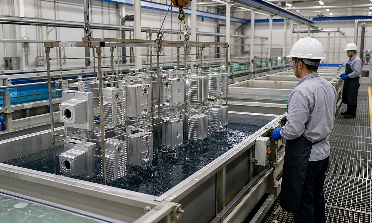 Anodizing surface finish for aluminum audio components